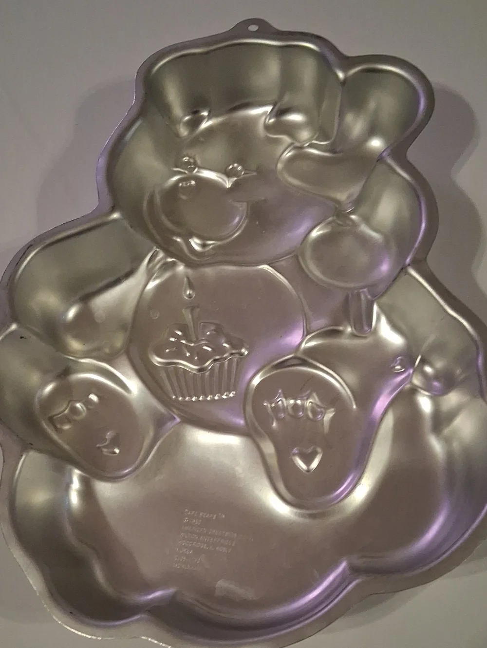 1983 Care Bear Cake Pan Used